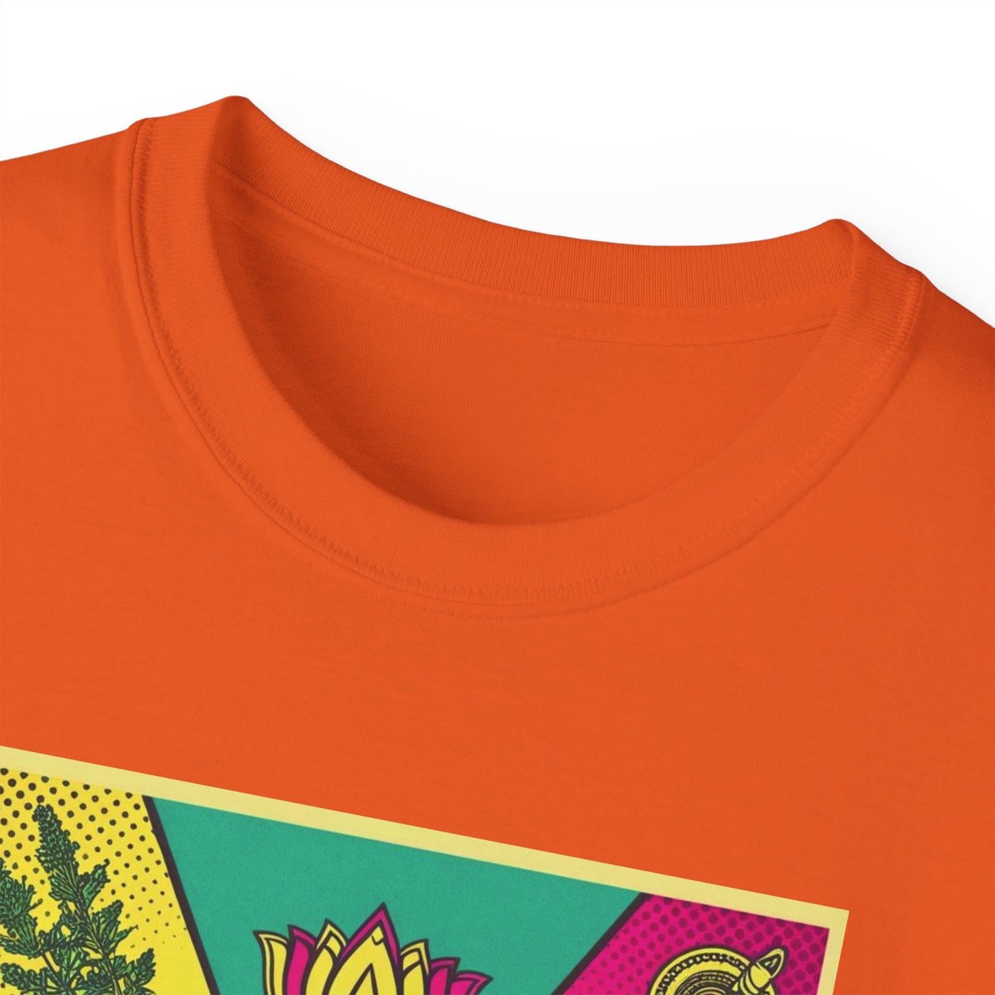 Ayurveda Unisex Ultra Cotton Tee - Design colorato del benessere