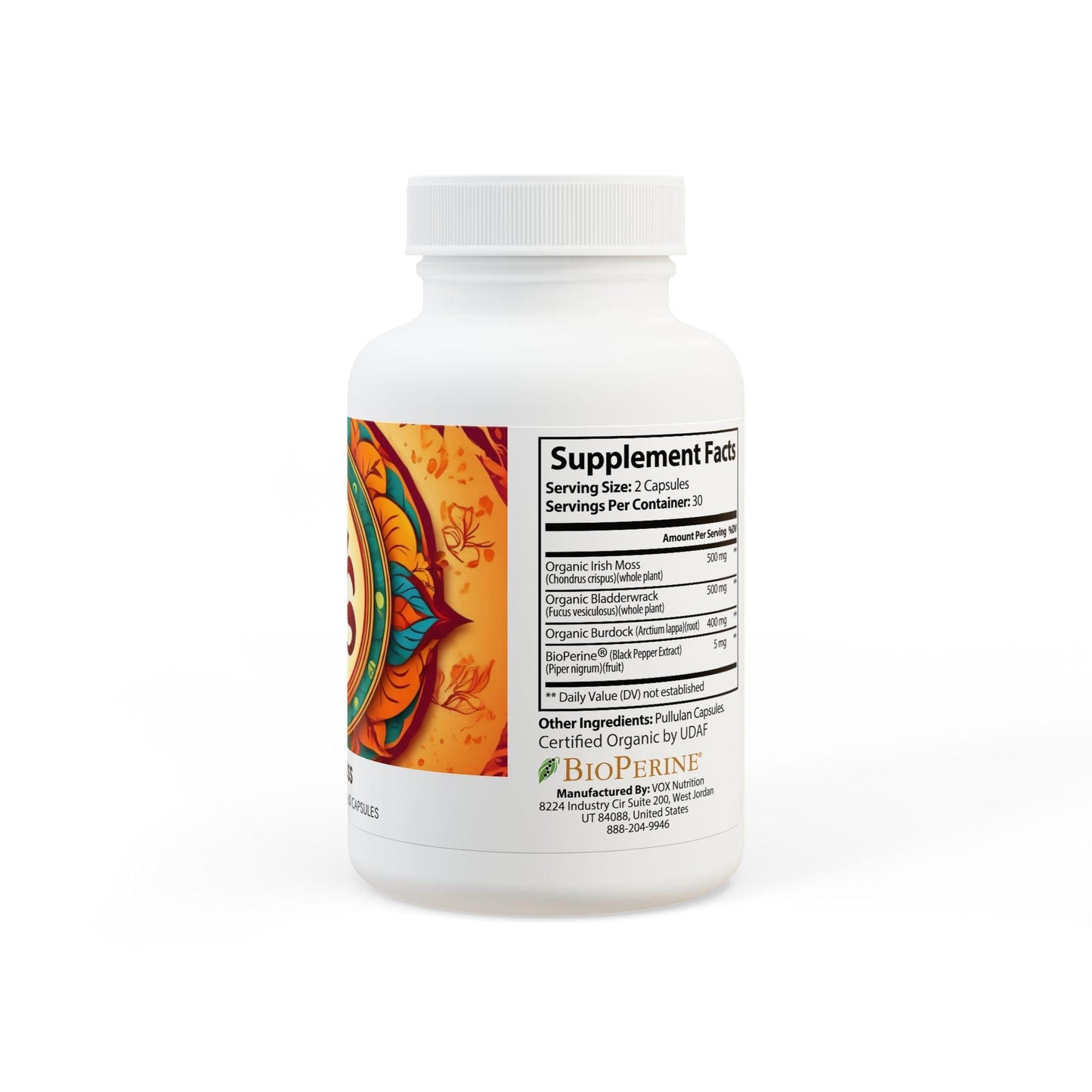 Integratore di muschio marino (60 Capsules)