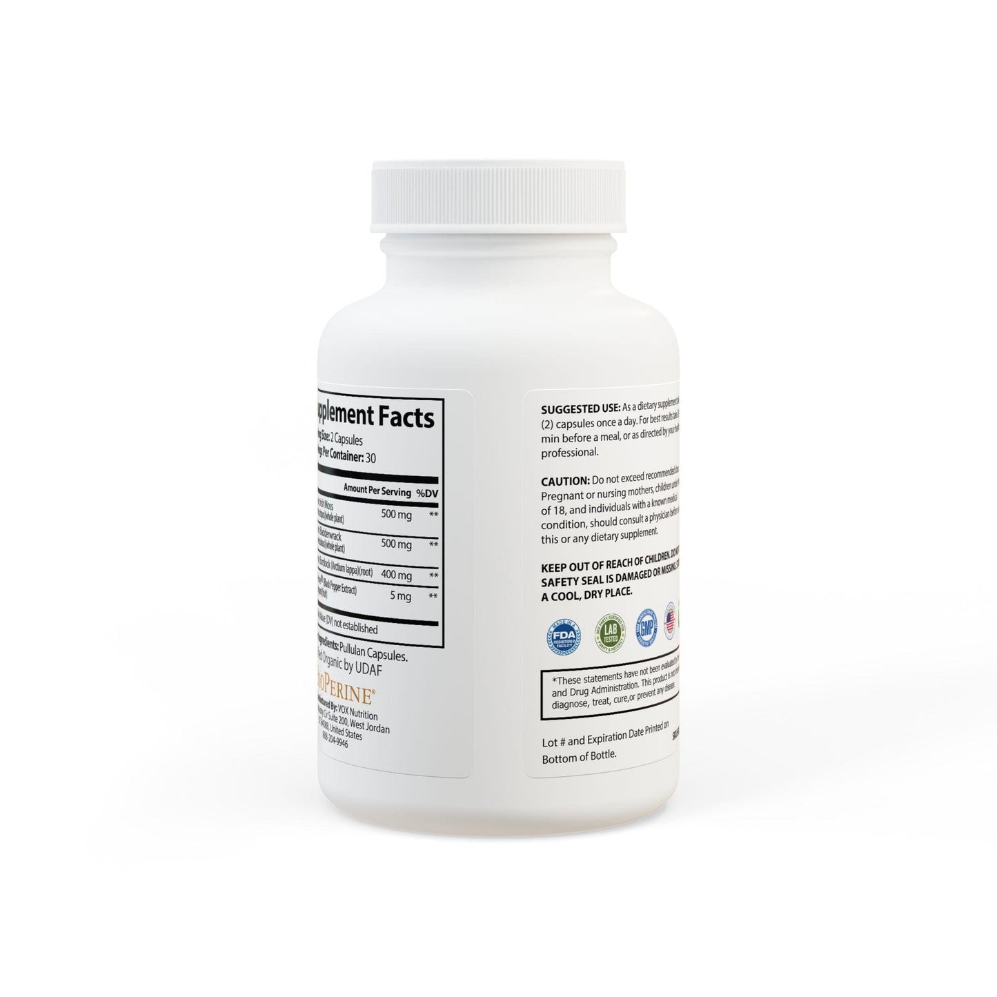 Integratore di muschio marino (60 Capsules)